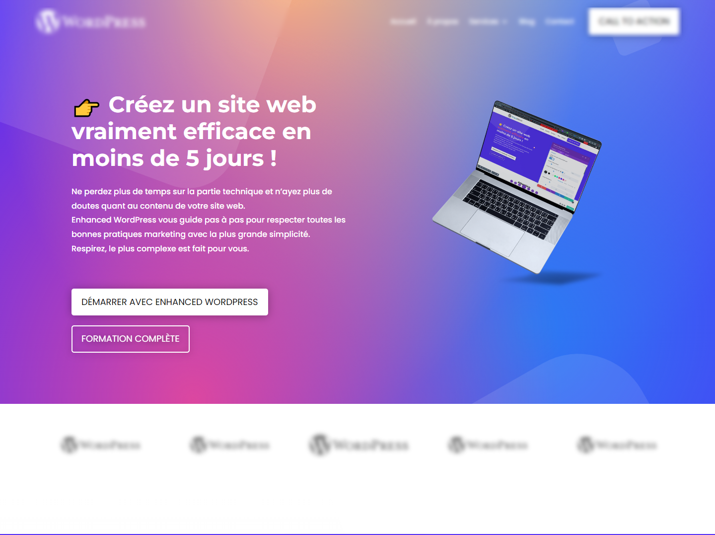 Hero Banner - Sales Page avec image