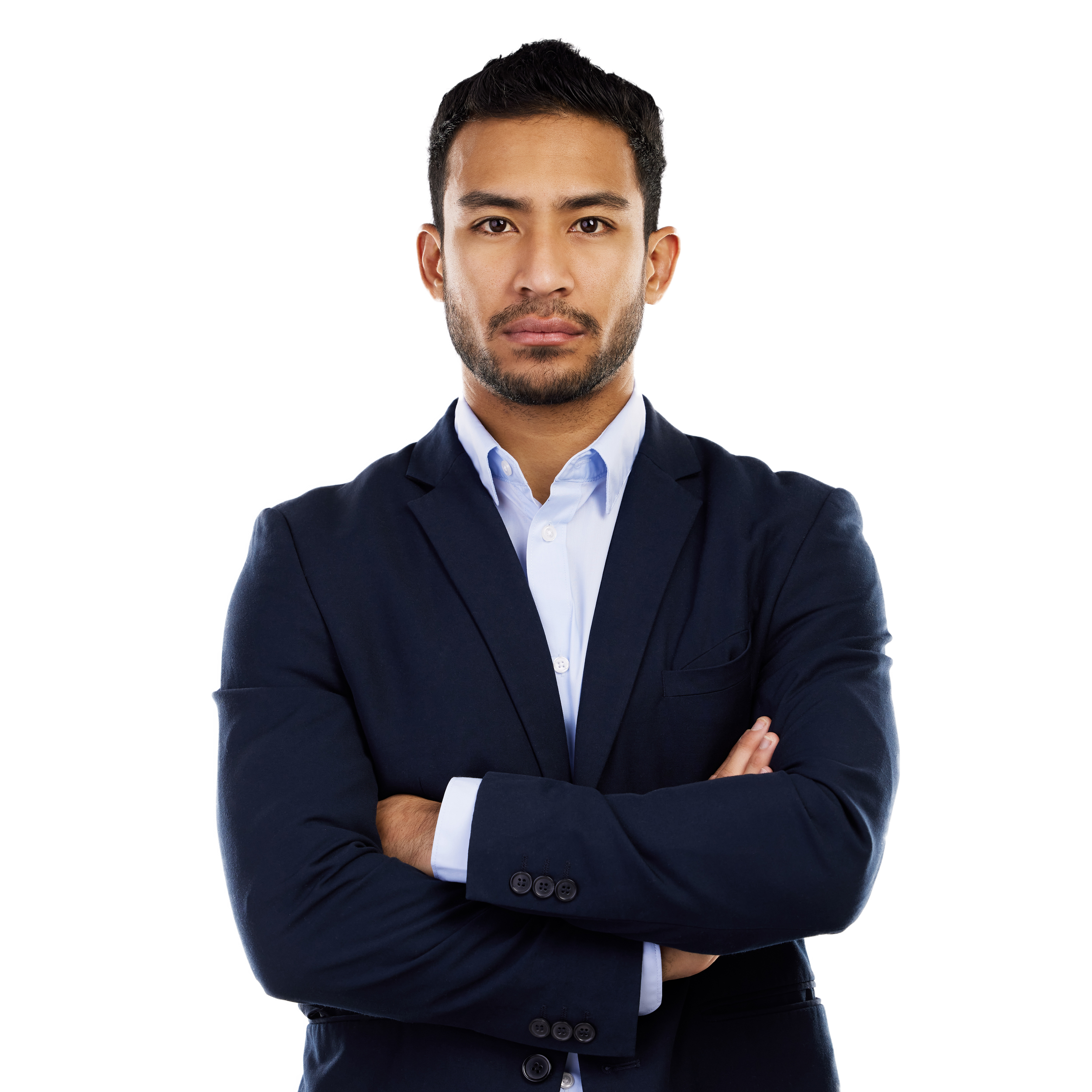 i-business-with-no-nonsense-attitude-studio-portrait-confident-young-businessman-standing-with-his-arms-crossed-against-white-background